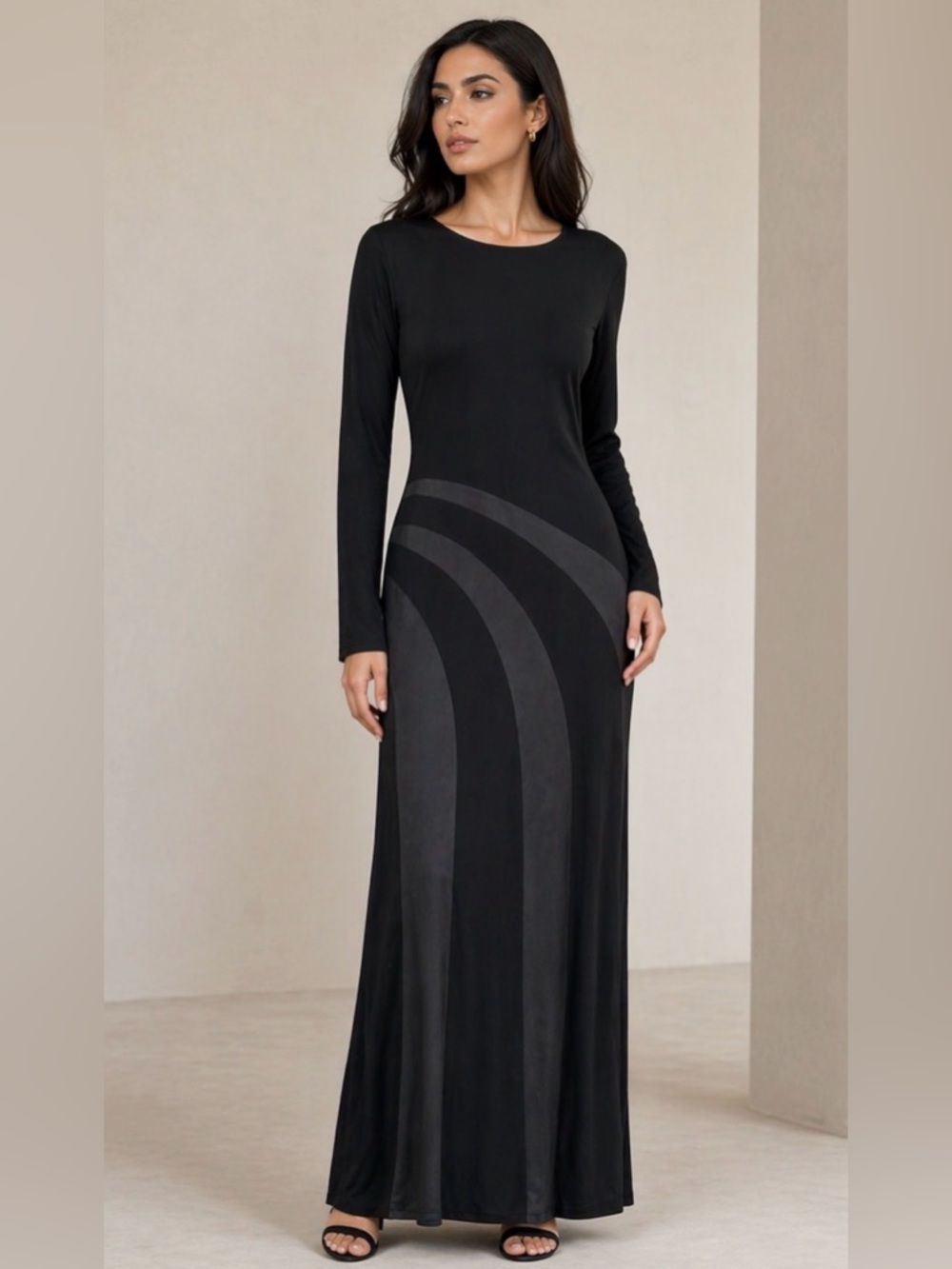 Lauren Ralph Lauren Evening Black Maxi Dress